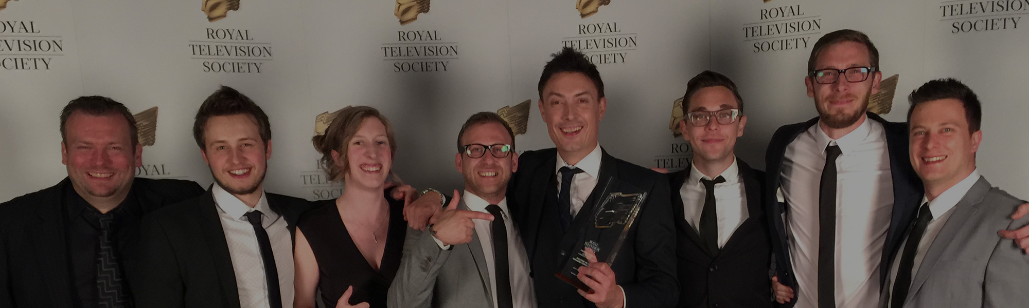 A win for Motiv at the Royal Television Society Awards 2016