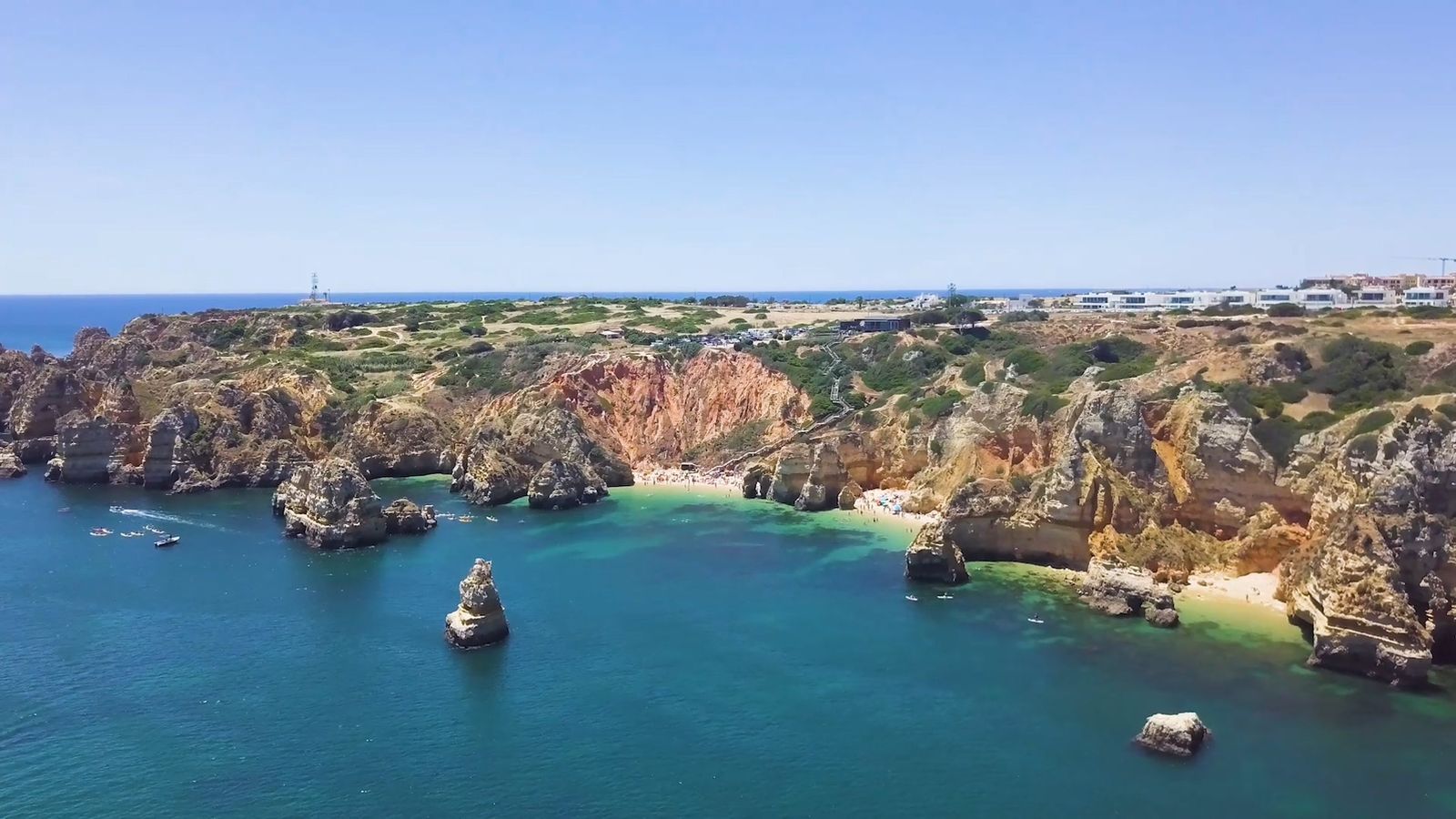 Algarve coastline from the air