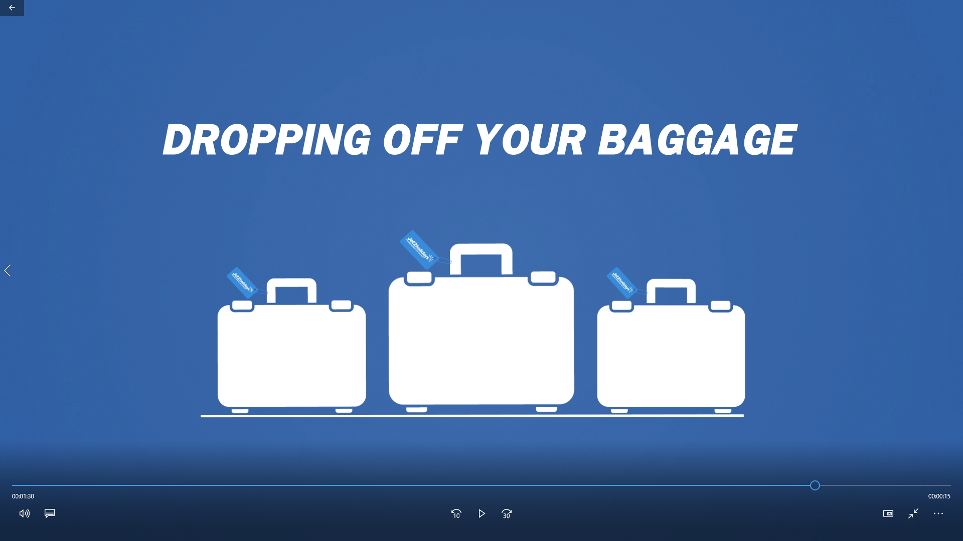 Jet2 tips on how to drop off your baggage